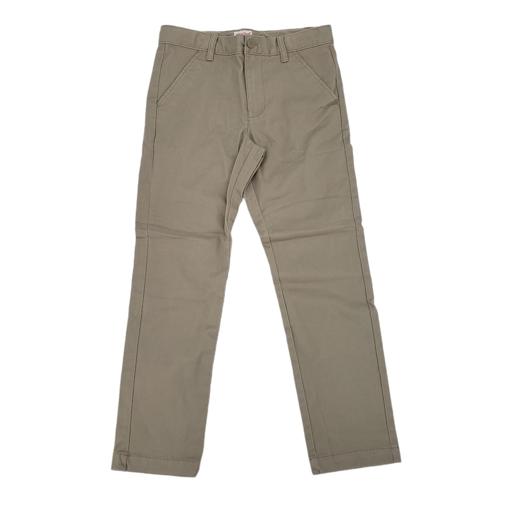 NWT Cat & Jack Boys School Uniform Pants Size 10 Husky  Four Pack Vintage Khaki - Picture 2 of 8